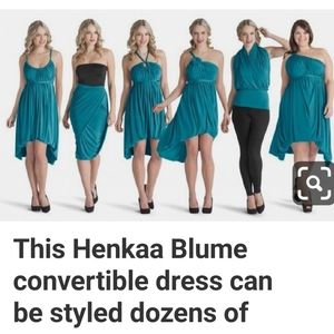 NWT Henkaa Blume Convertible/Multiway Dress